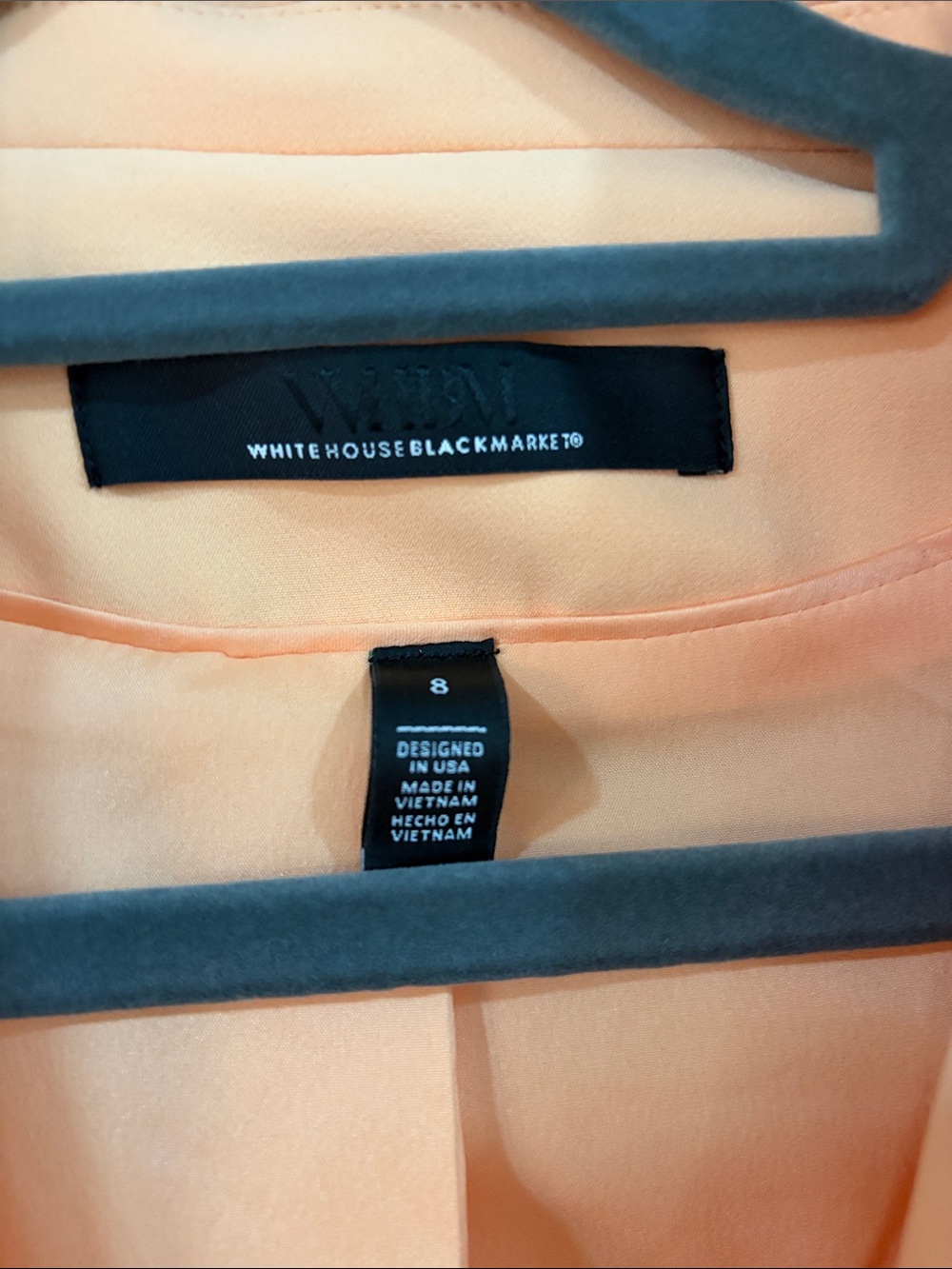 White House Black Market Peach Two-Piece Pantsuit - Picture 2 of 4